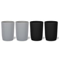 Bathroom Tumbler Cups 4-Pack | Plastic Toothbrush & Mouthwash Cups