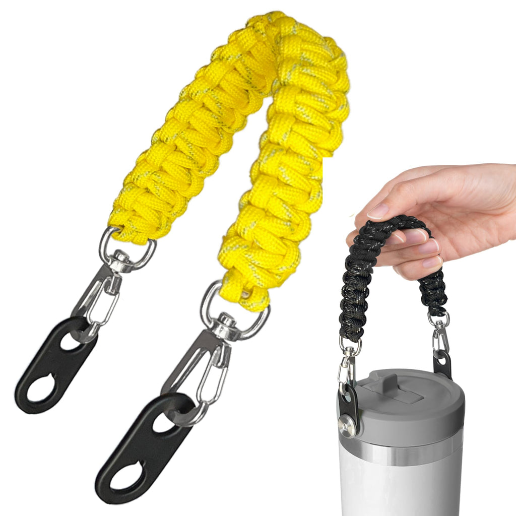 Paracord Handle & Shoulder Strap for Stanley Tumbler | Fits Iceflow Flip Straw Bottles