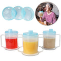 Adult Sippy Cups with Double Handles 3-Pack | 12oz Medical Assistance Tumblers