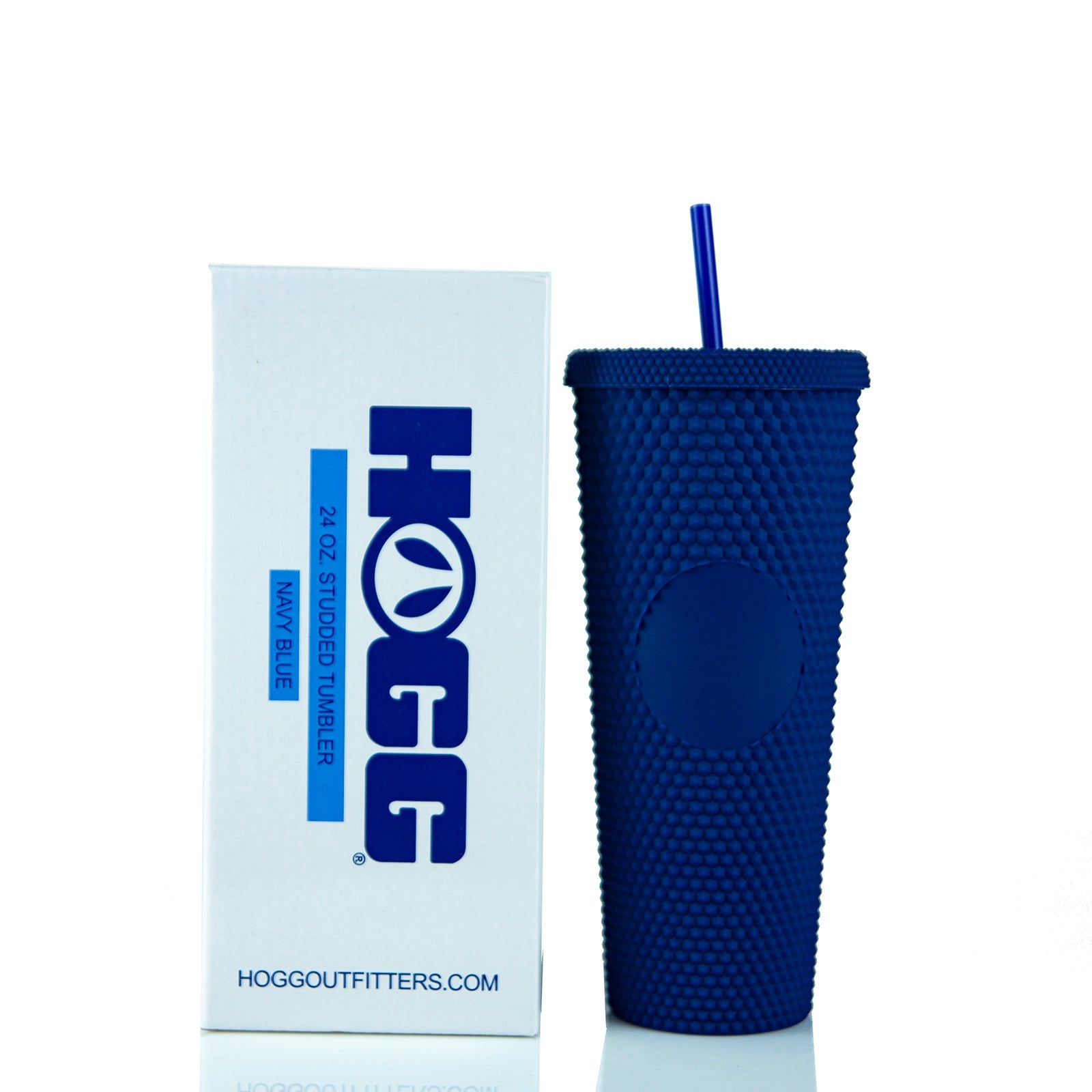 24oz Studded Tumbler | Double Wall with Straw & Matching Lid