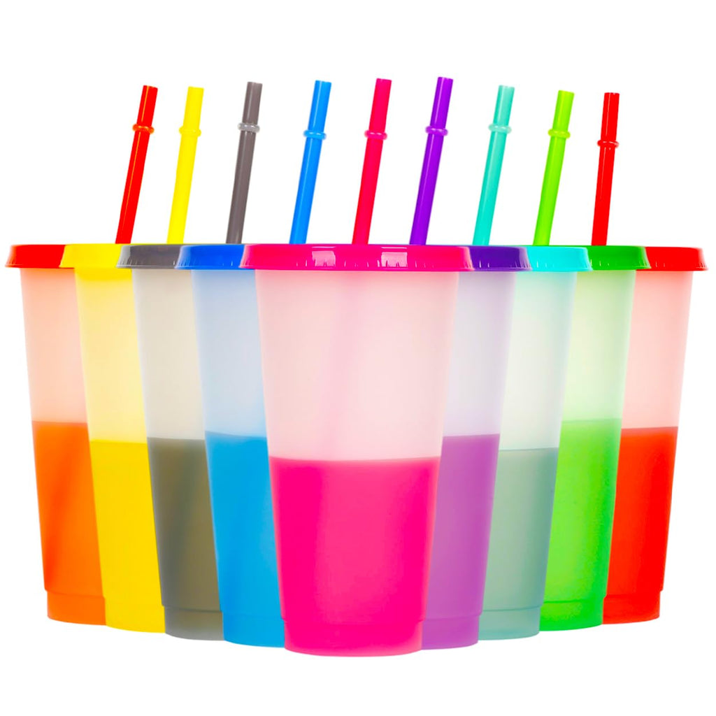 Color Changing Cups 9-Pack 24oz | Party & Travel Tumblers