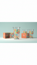 Aqua Spritz Geometric Tumbler