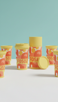 Sunshine Yellow Graphic Tumbler
